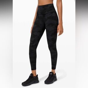 Lululemon‎ Wunder Train High-Rise Tight 25" Heritage 365 Camo Deep Coal Multi
